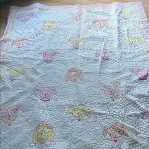 Pottery Barn Kids Twin Quilt & Pillowcases
